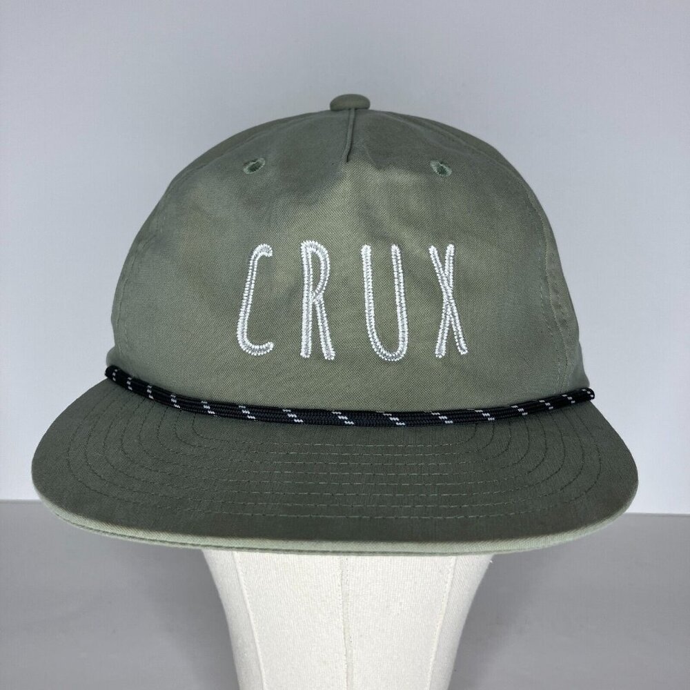 Crux Oregon Brewery Sage Green Adjustable Hat
